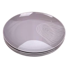 Pack 4 assiettes mélamine Harmony