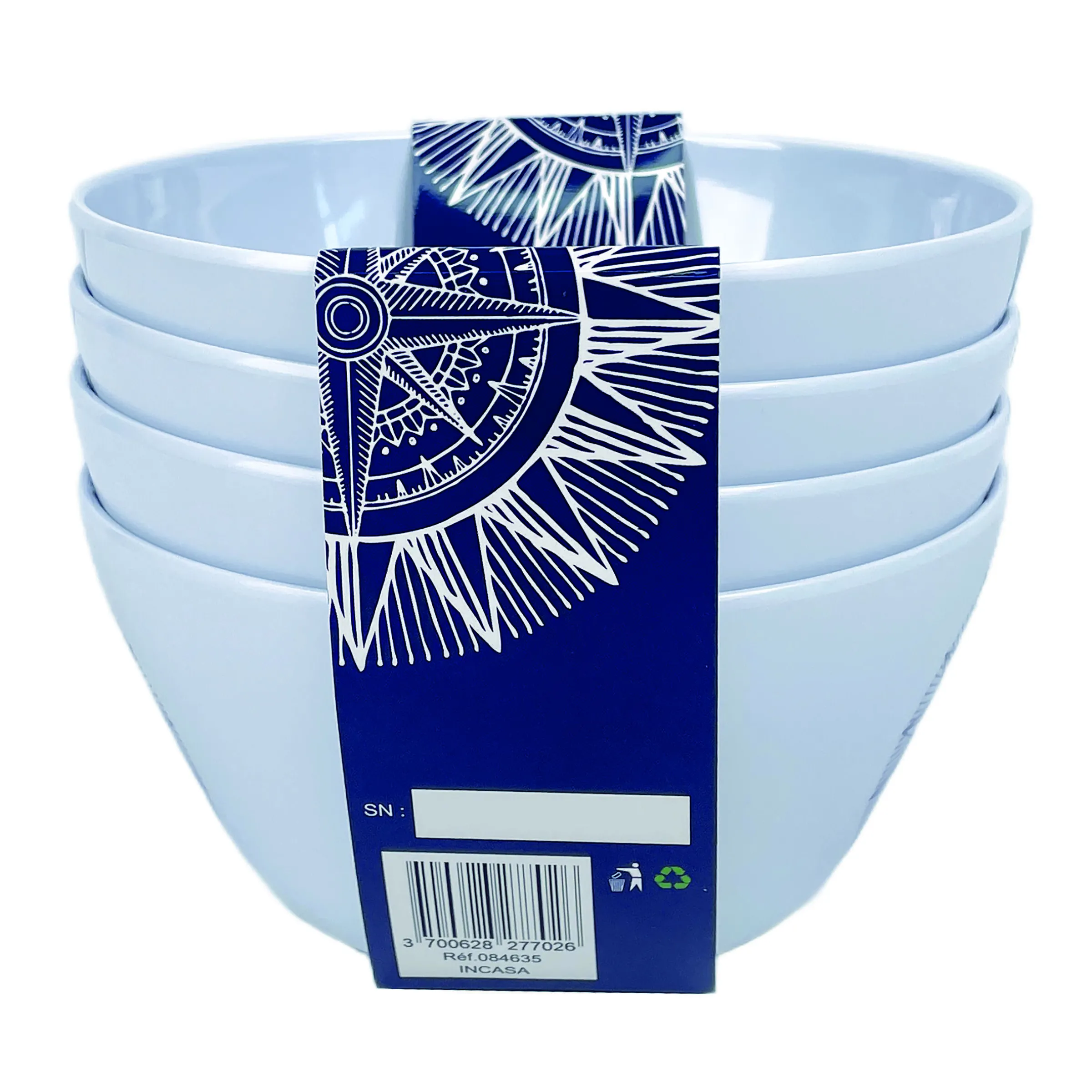 Pack 4 bols mélamine Cardinal