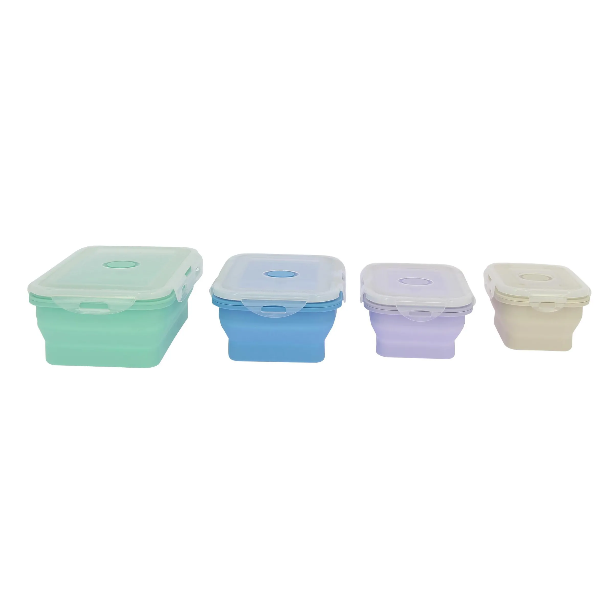 Pack 4 boîtes alimentaires rétractables