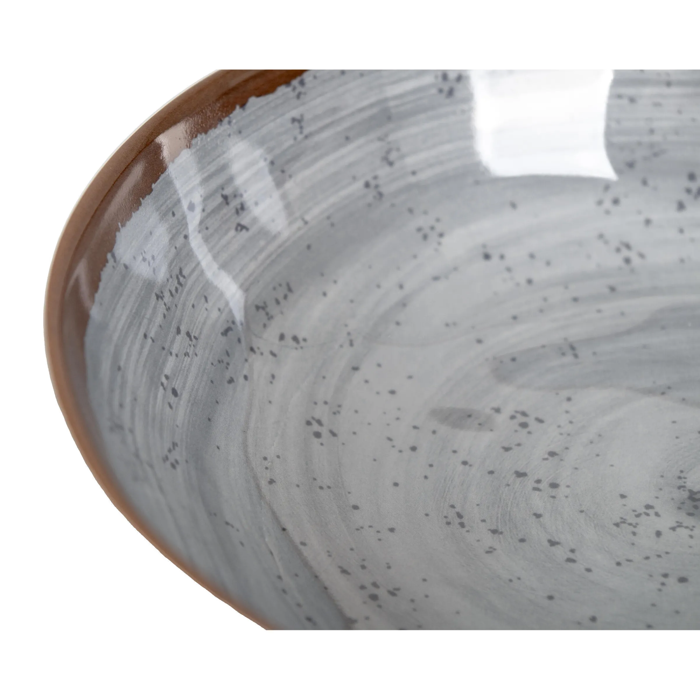 Pack de vaisselle en mélamineHalo Gris et Terra- 12 Pièces