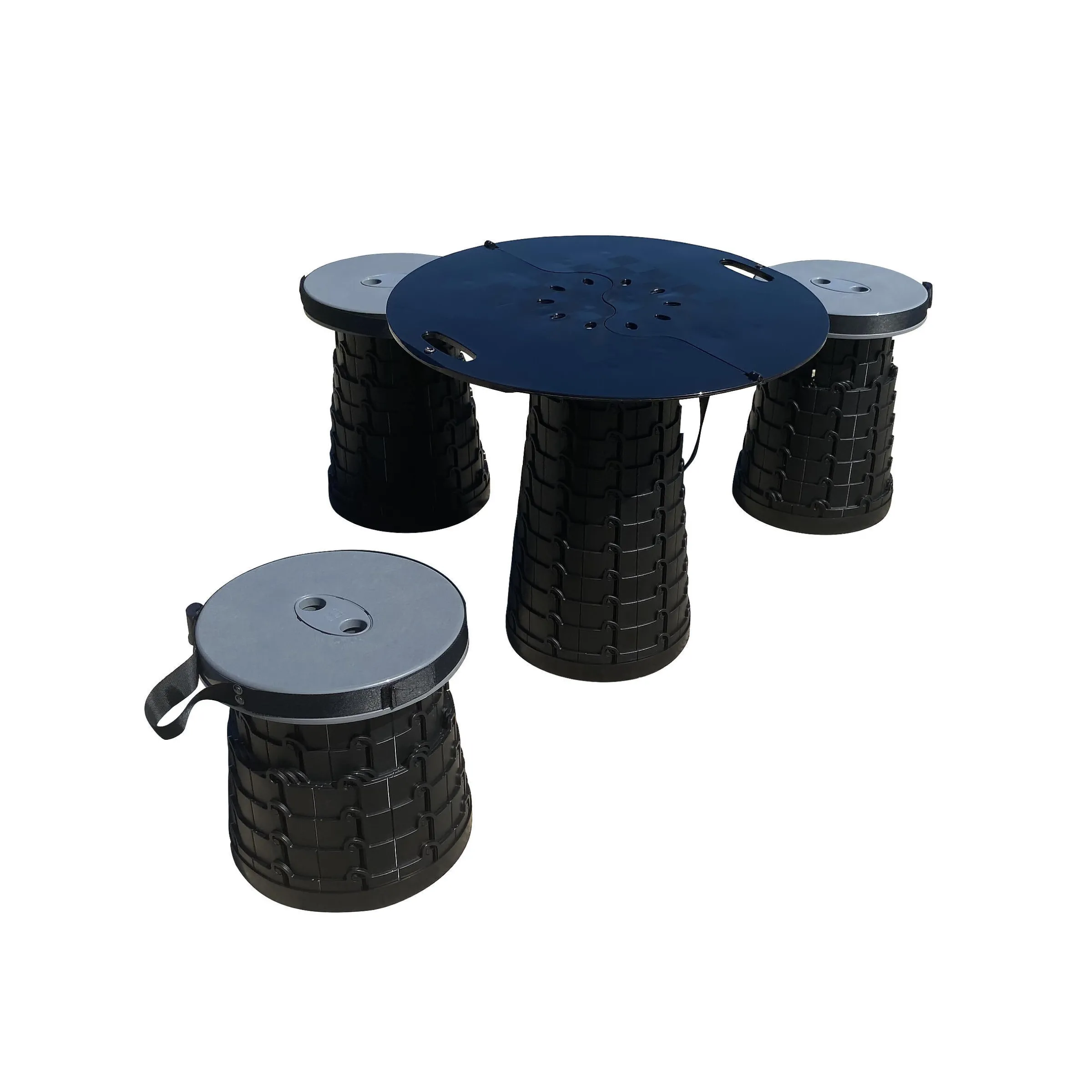 Pack Mini Max : 4 tabourets + 1 plateau