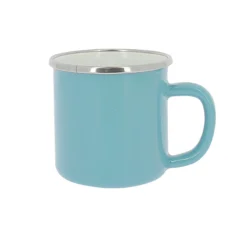 Pack 2 mugs en acier émaillé