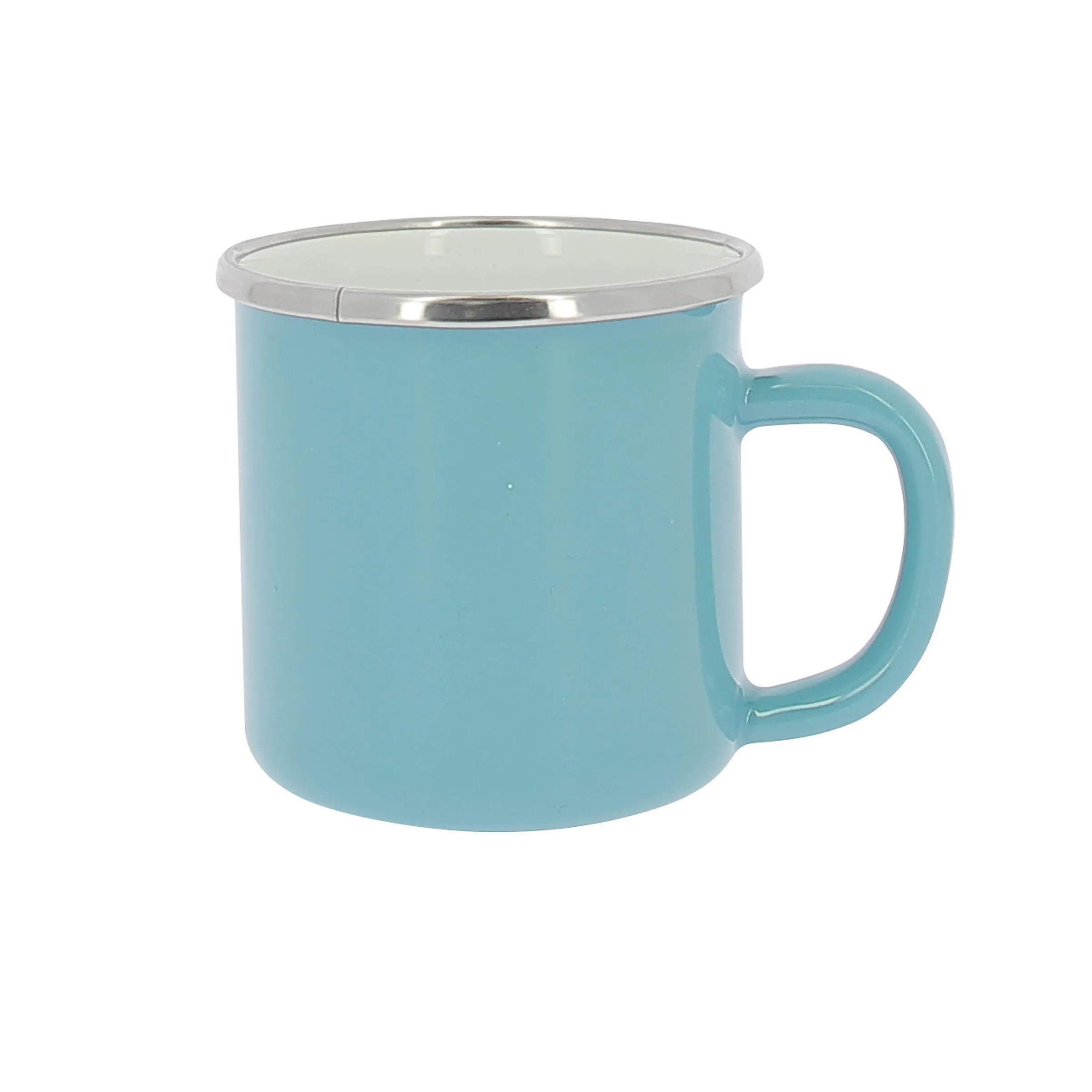 Pack 2 mugs en acier émaillé