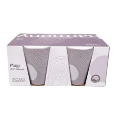 Pack 4 mugs mélamine Harmony