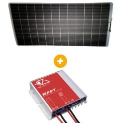 PACK panneau solaire Semi-Flex PERC + Régulateur MPPT