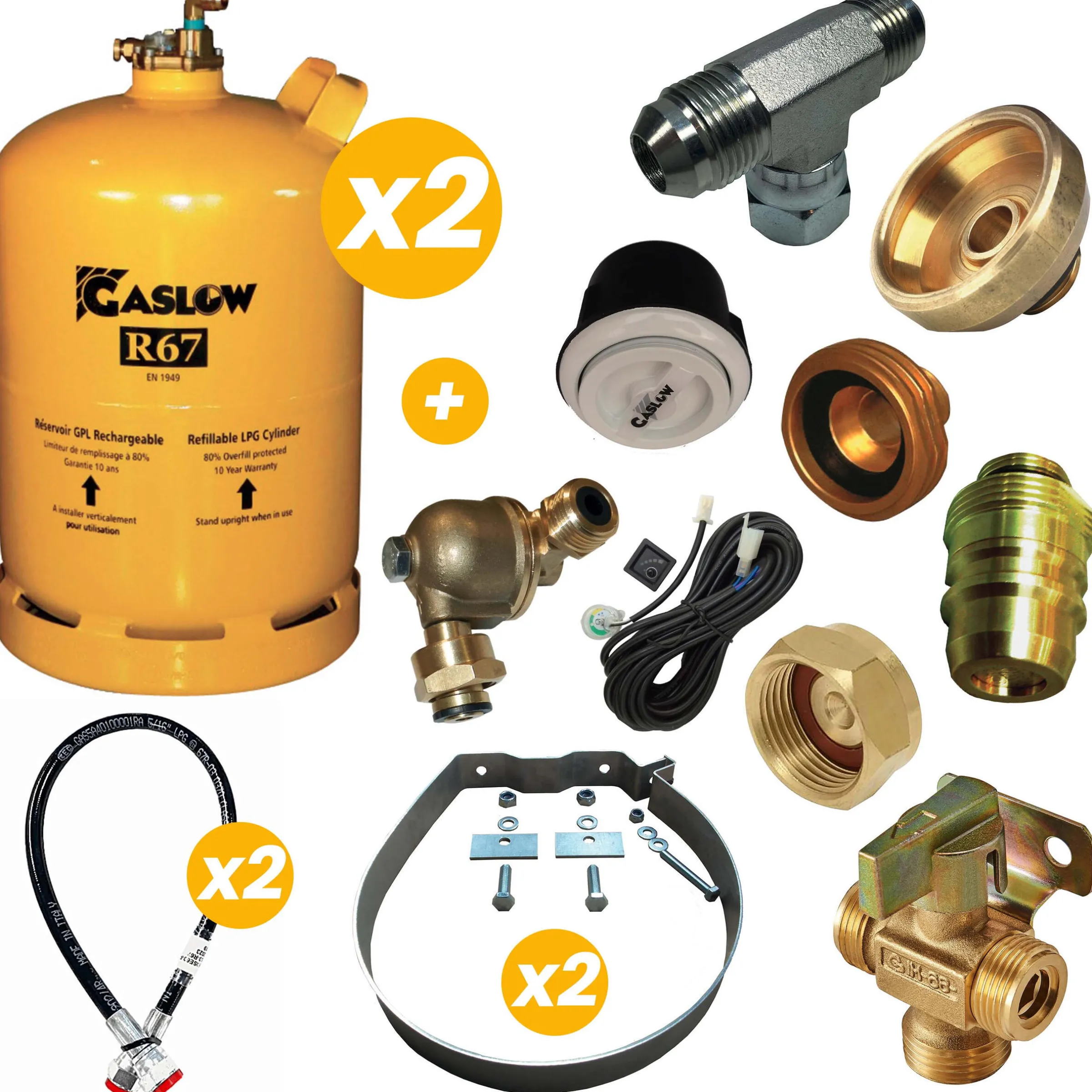 Pack Premium 11 kg double réservoirs