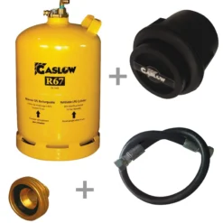 PACK Réservoir GPL 11 Kg (Boîte ext. Noire + adaptateur Fr/It uniquement)