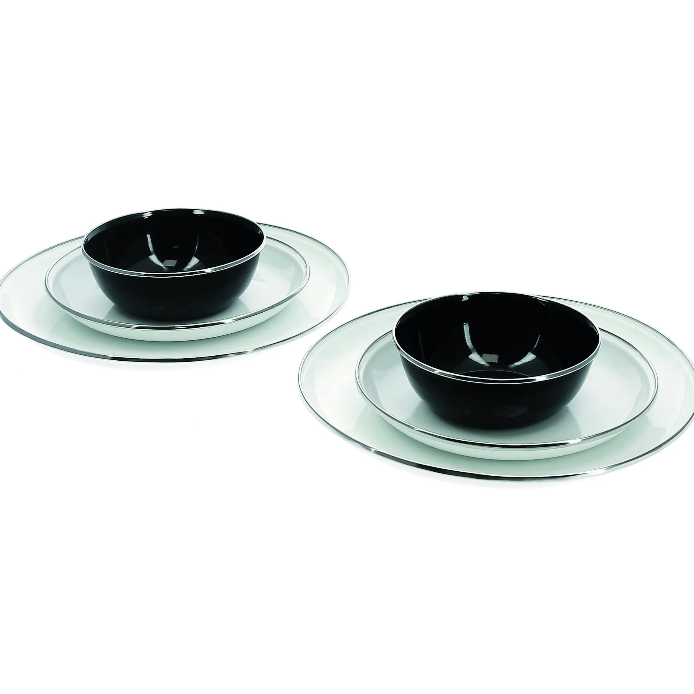 Pack vaisselle 6 pièces en acier émaillé
