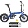 Pack Vélo à assistance électrique pliant 16'' City bleu + Marquage BicyCode