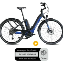 Pack Vélo à assistance électrique pliant 28" M-E1 + Marquage Bicycode