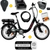 Pack Vélo à assistance électrique Confort 20'' Noir 10,4AH + Marquage BicyCode