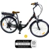 Pack Vélo électrique CITY ROAD 26'' Noir, 13AH + Marquage BicyCode