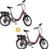 Pack 2 Vélos à assistance électrique Confort Plus 20"P - 14Amp pliant CONFORT PLUS 20'' noir