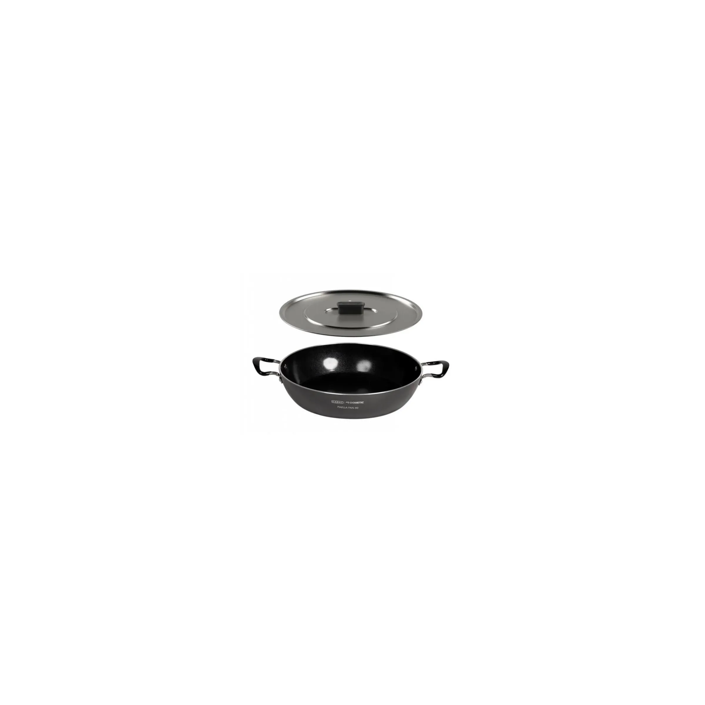 Paella pan 30 avec couvercle