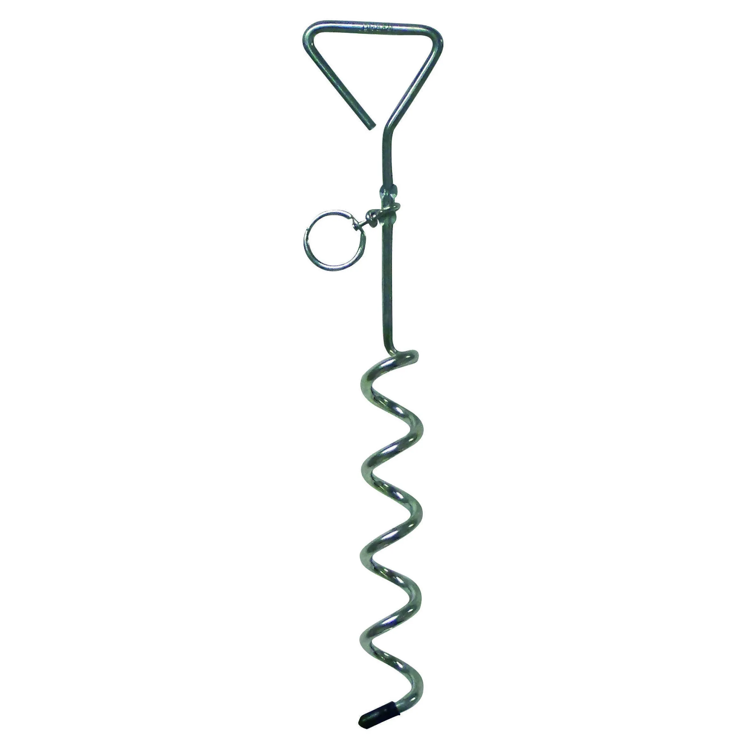Piquet chien en chrome longueur 40 cm