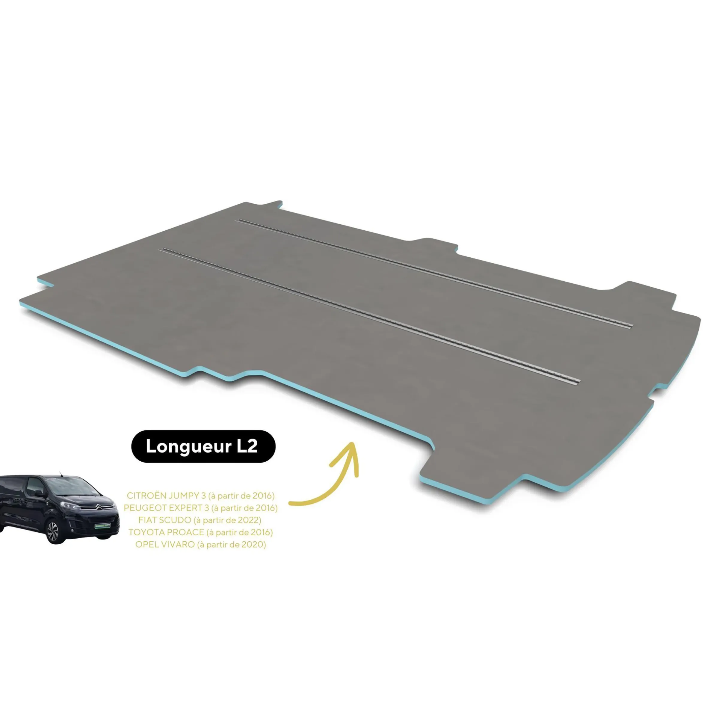 Plancher composite monobloc Expert3/Jumpy3/Scudo/Vivaro/Proace
