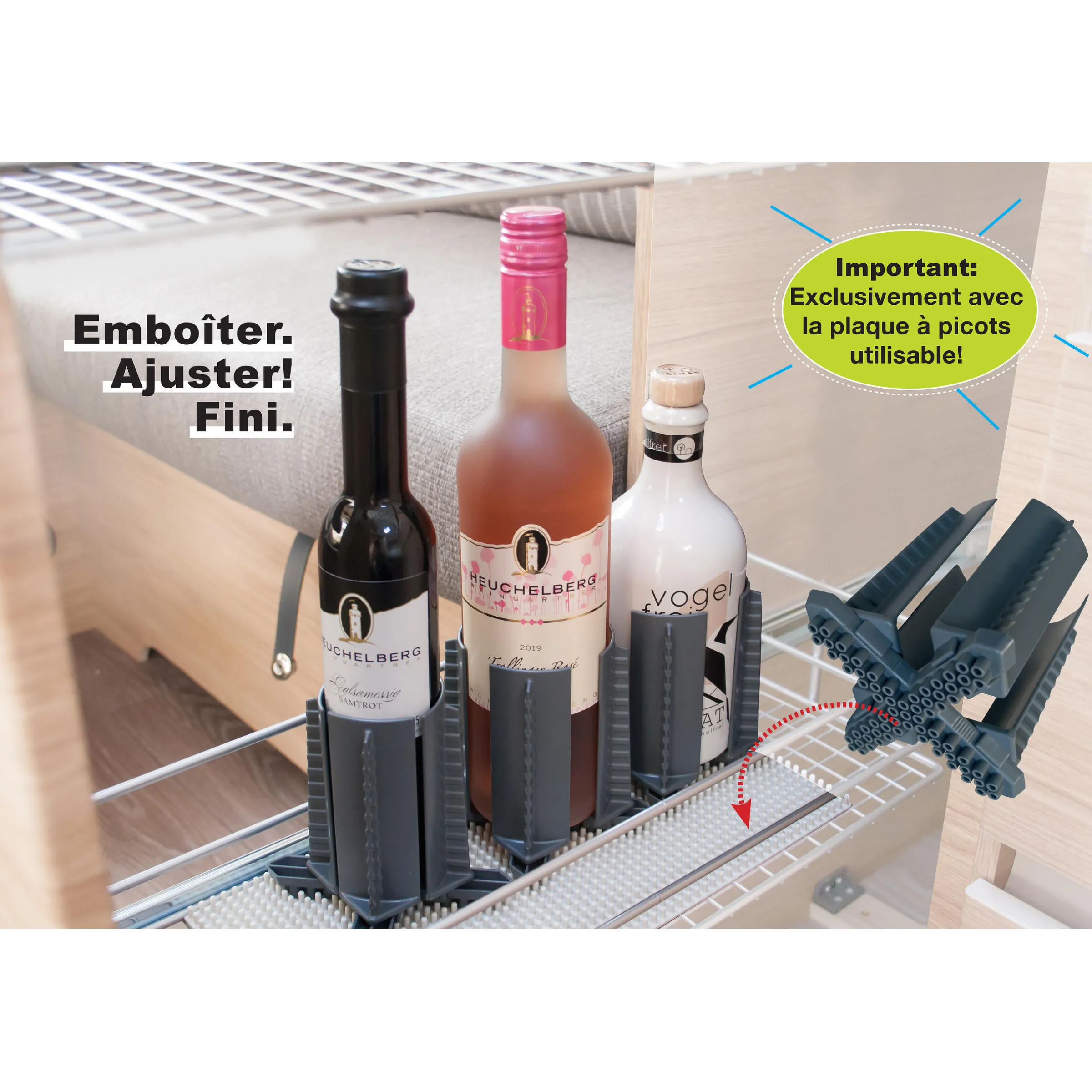 Porte-bouteilles et porte-verres FLEXXI 100
