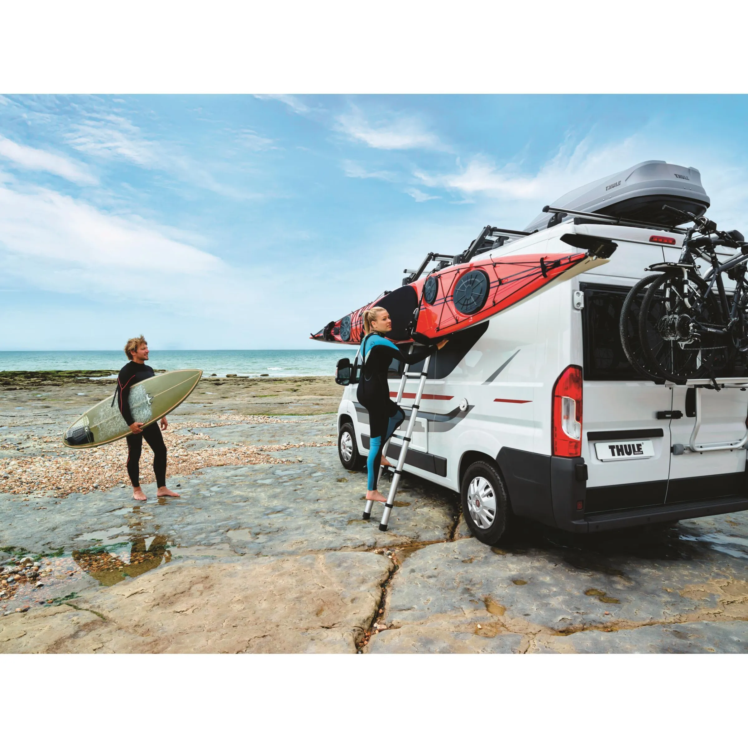 Porte kayak basculant Hullavator