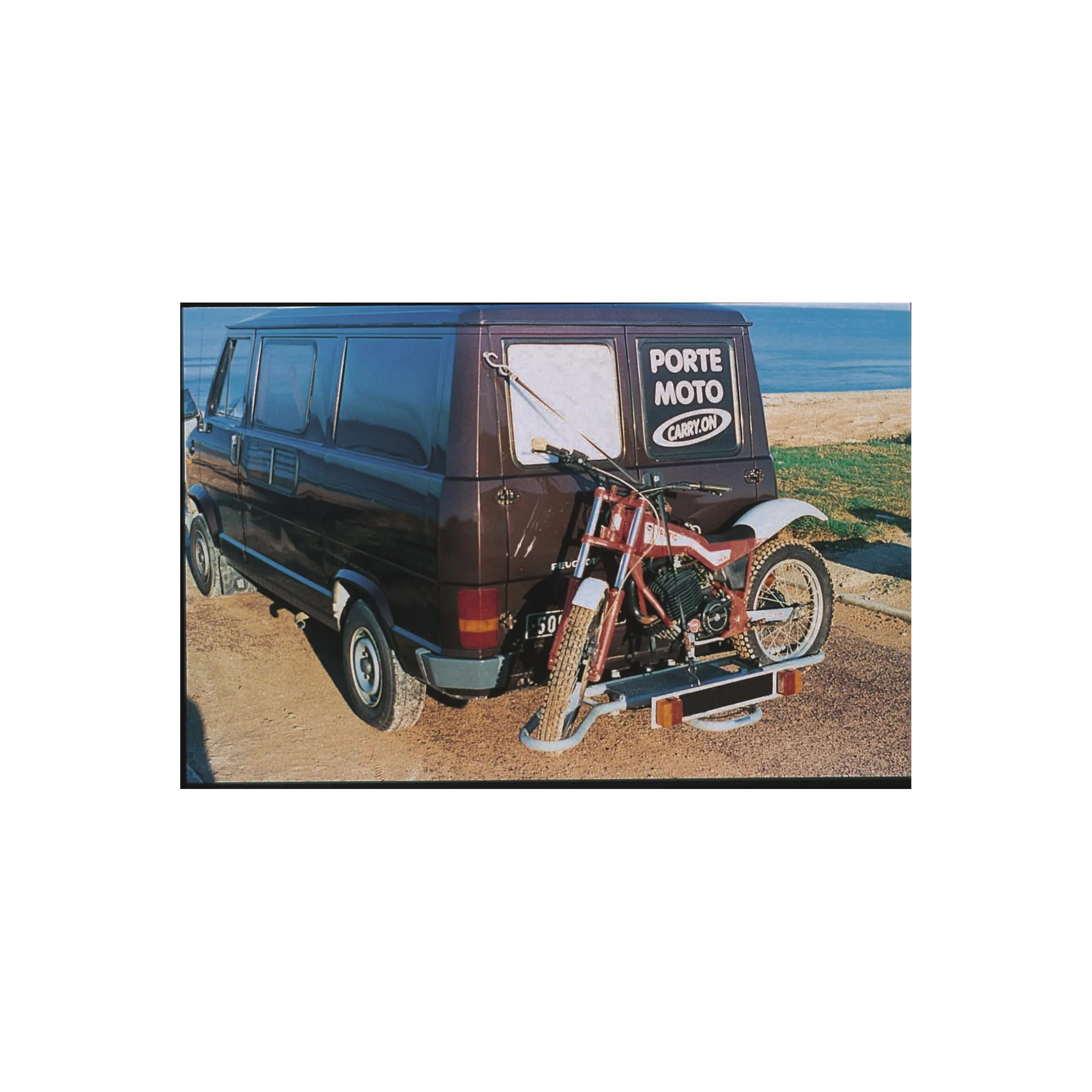Porte moto Carry-on pour fourgon ou camping-car