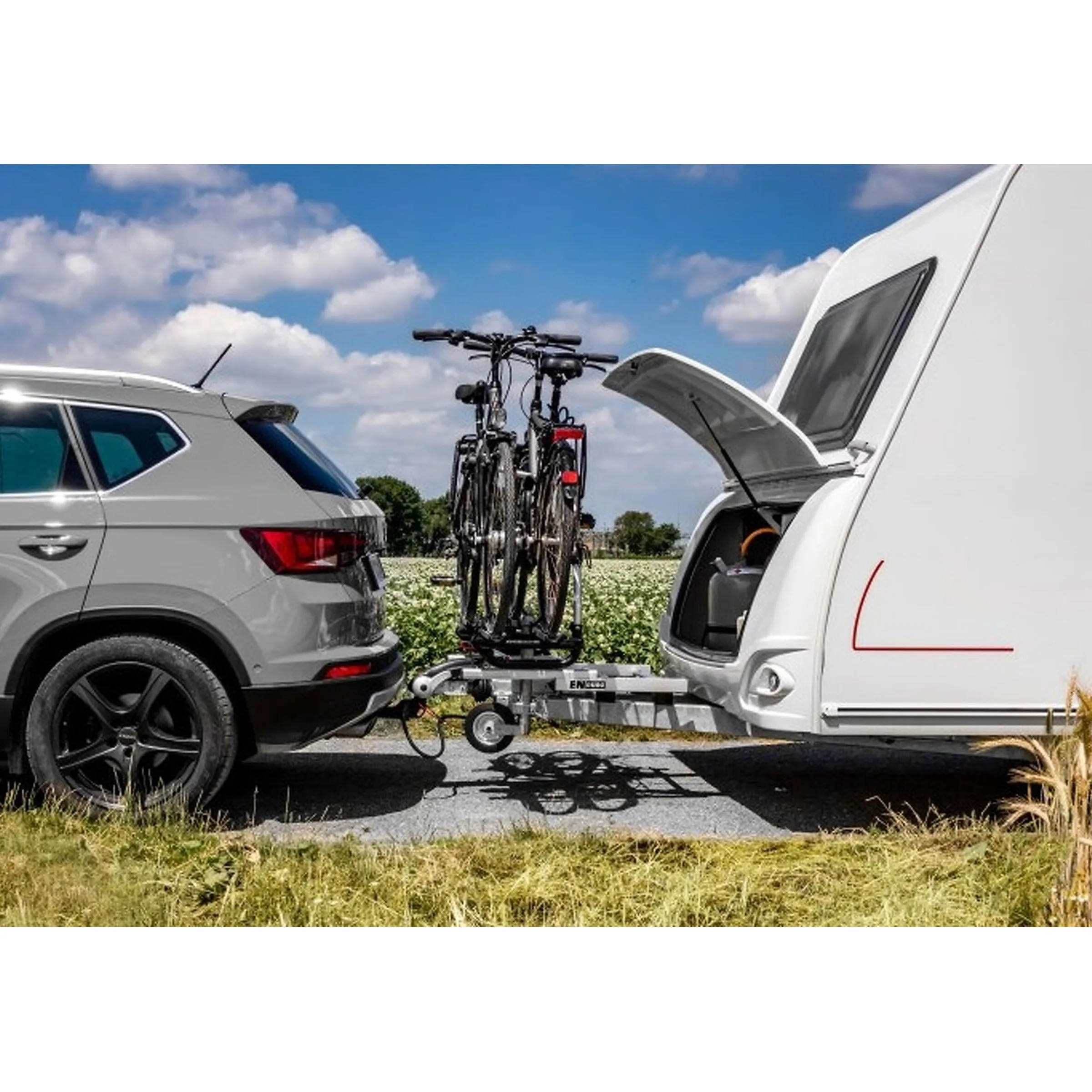 Porte-vélos coulissant pour caravane BC260