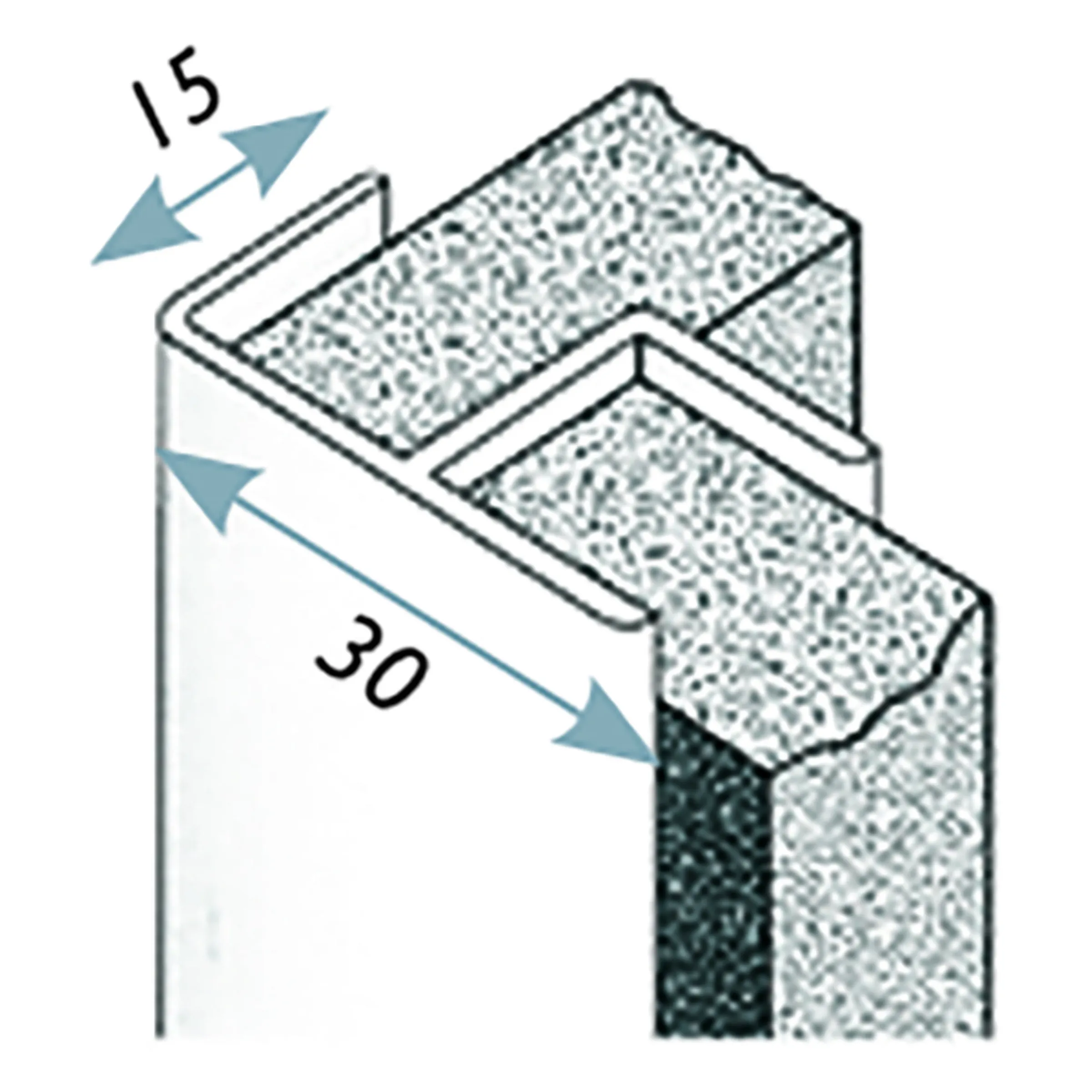 Profil d'assemblage d'angle