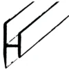 Profil d'assemblage plat