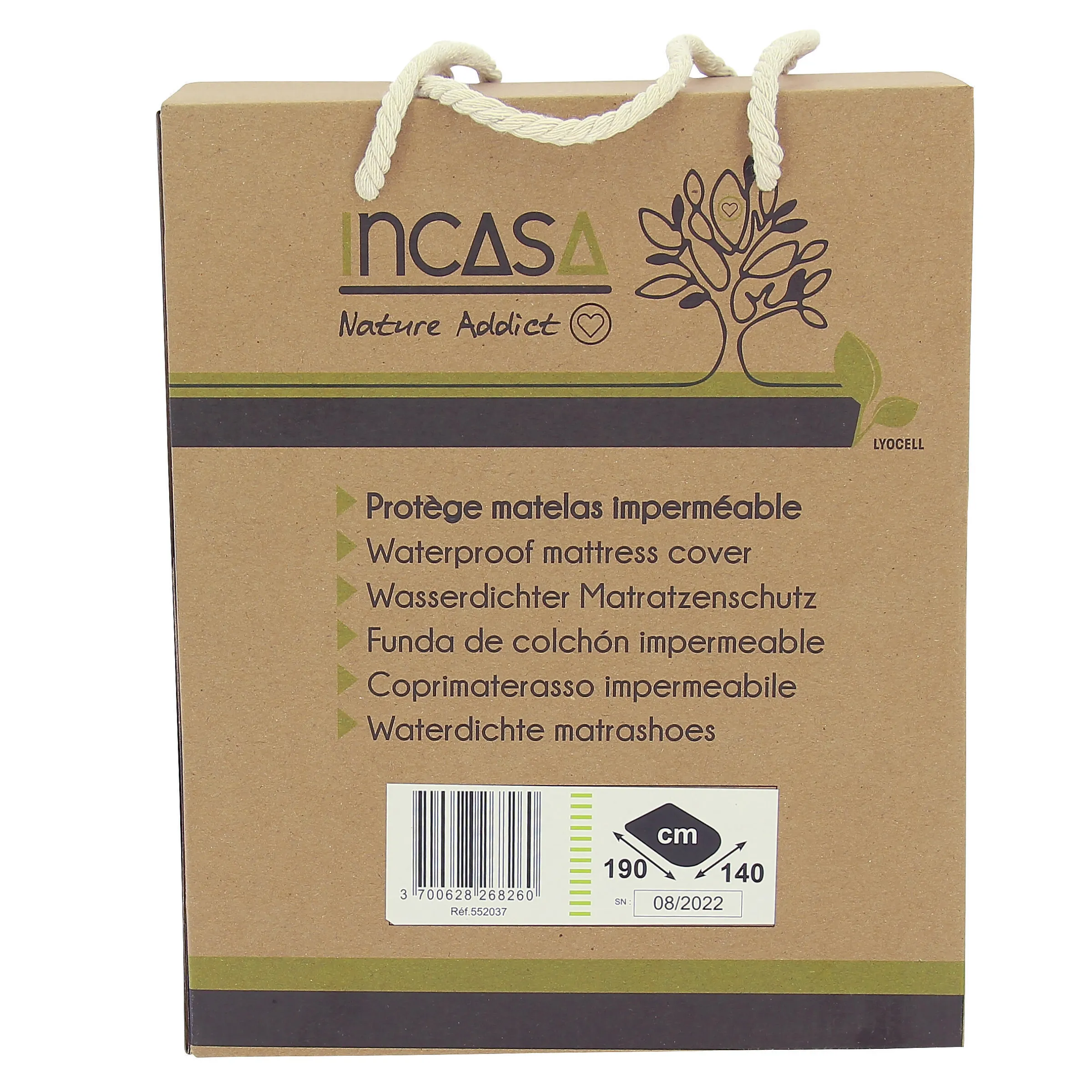 Protège-matelas imperméable en Lyocell