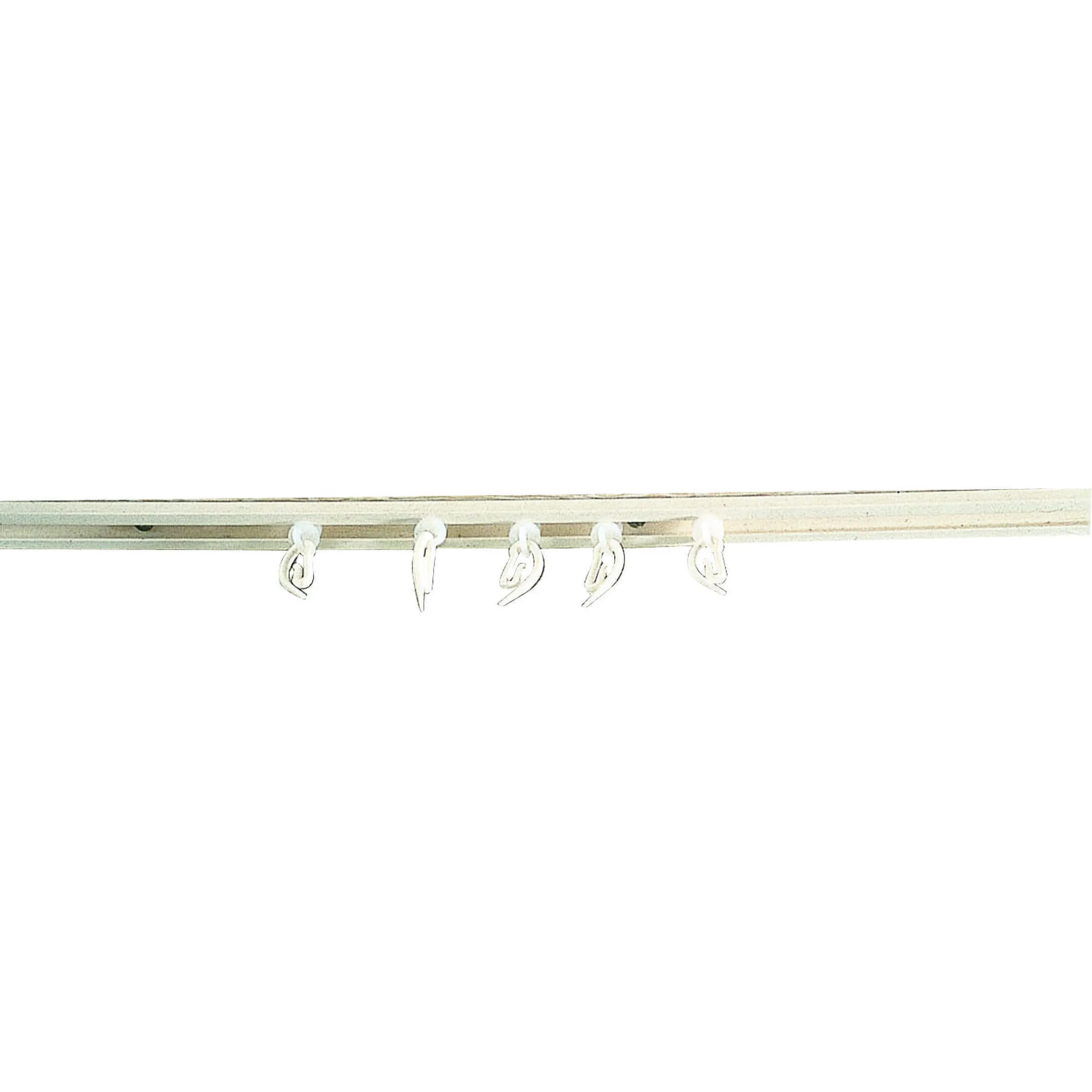 Rail de rideaux plastique rigide
