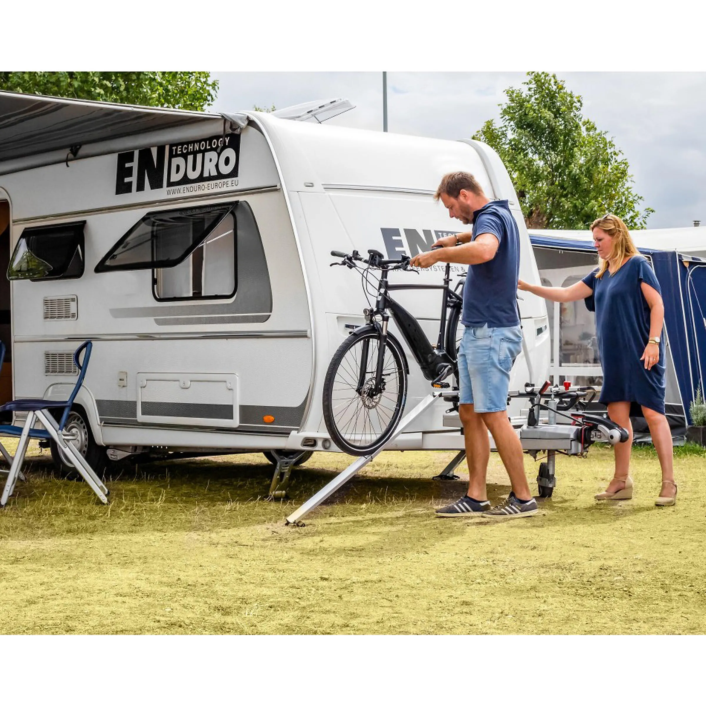Rampe pour porte-vélo coulissant BC260 Black Edition