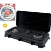 Réchaud à gaz d'extérieur 3 feux + Kit détendeur + lyre spécial BBQ