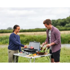 Réchaud à gaz 2 feux Camping Kitchen Grill & Go R