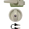 Serrure plastique ronde