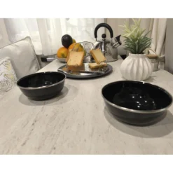 Set de 2 bols en acier émaillé