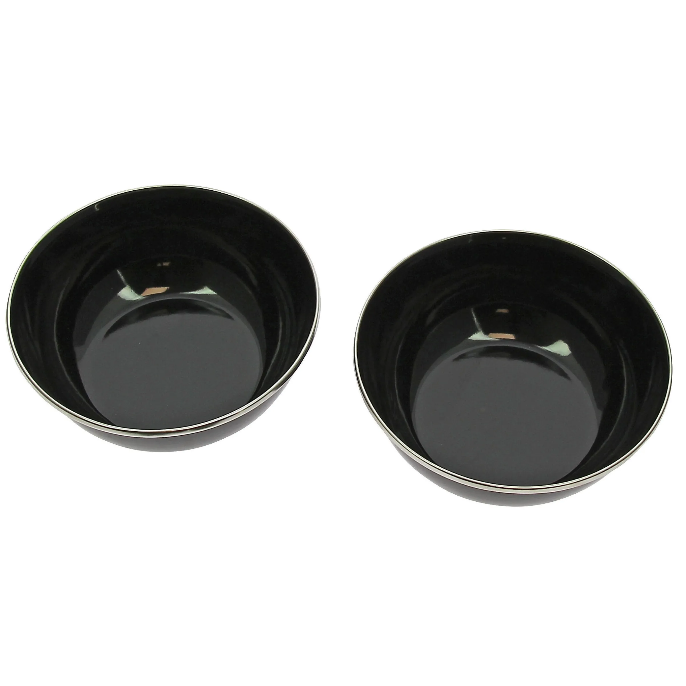 Set de 2 bols en acier émaillé