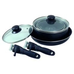 Set de casseroles et poêles empilables