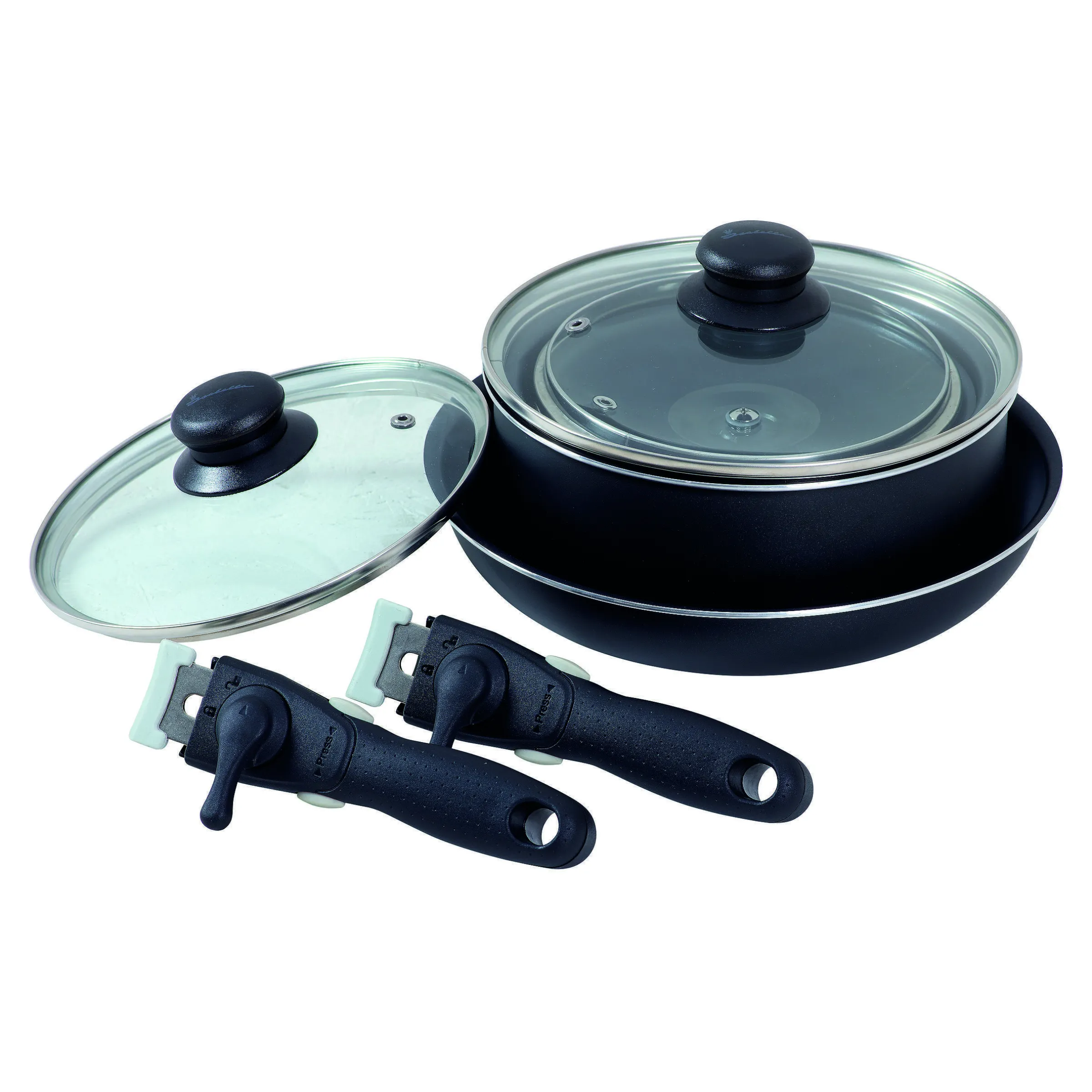 Set de casseroles et poêles empilables