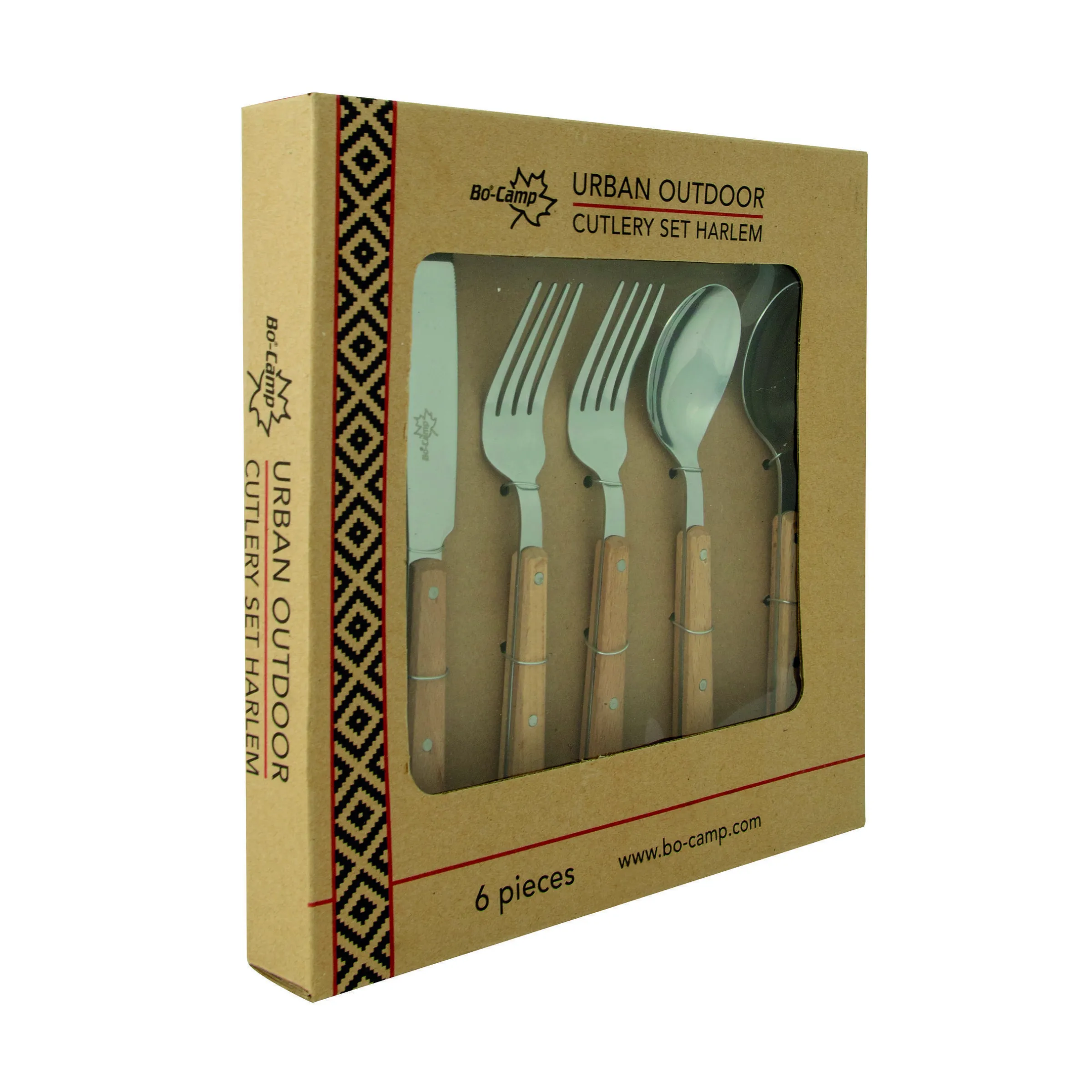 Set de 6 couverts avec manches en bois