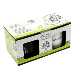Set de 2 mugs en acier émaillé