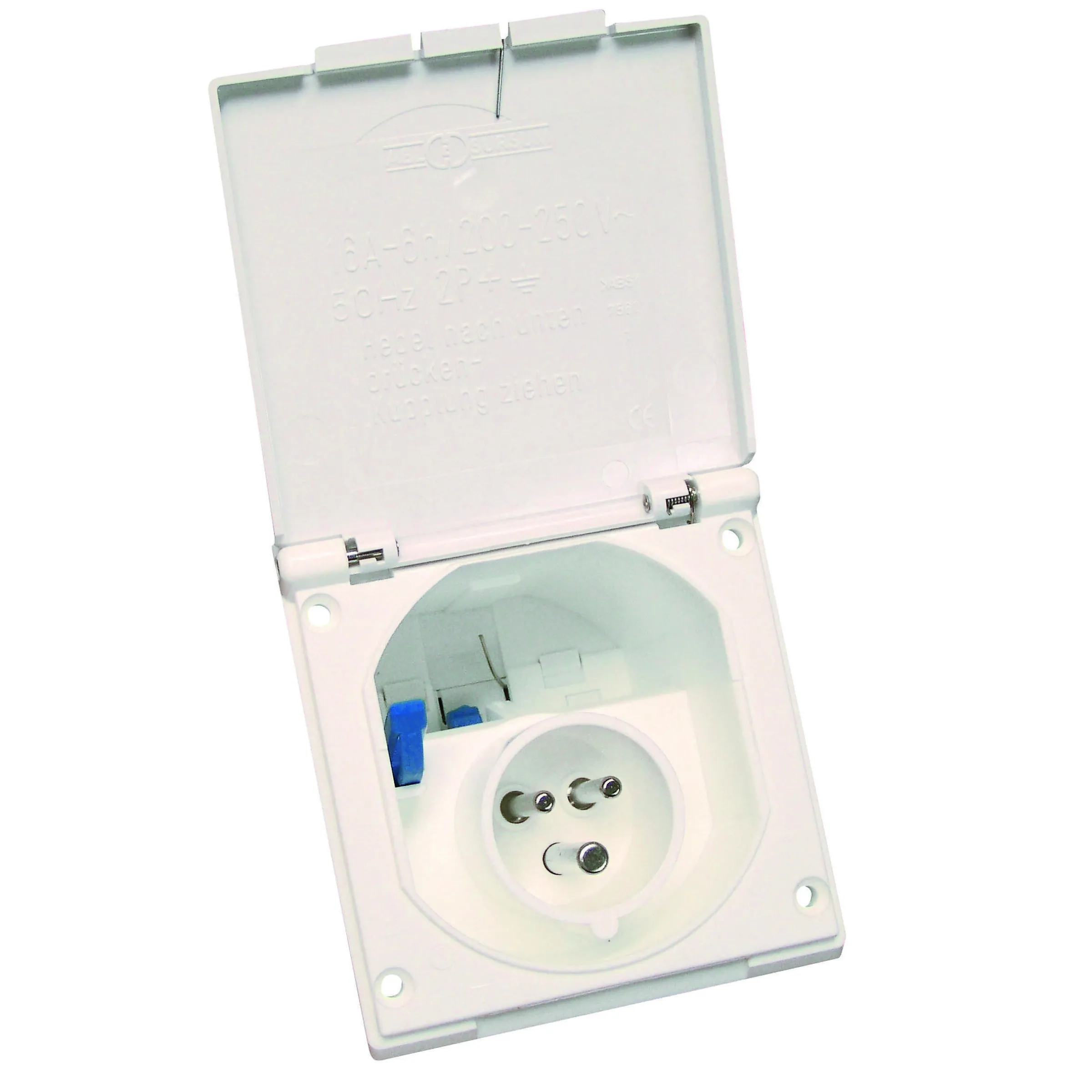 Socle mâle encastrable CEE 17