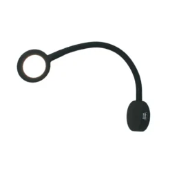 Spot flexible avec fonction de charge USB Verona noir