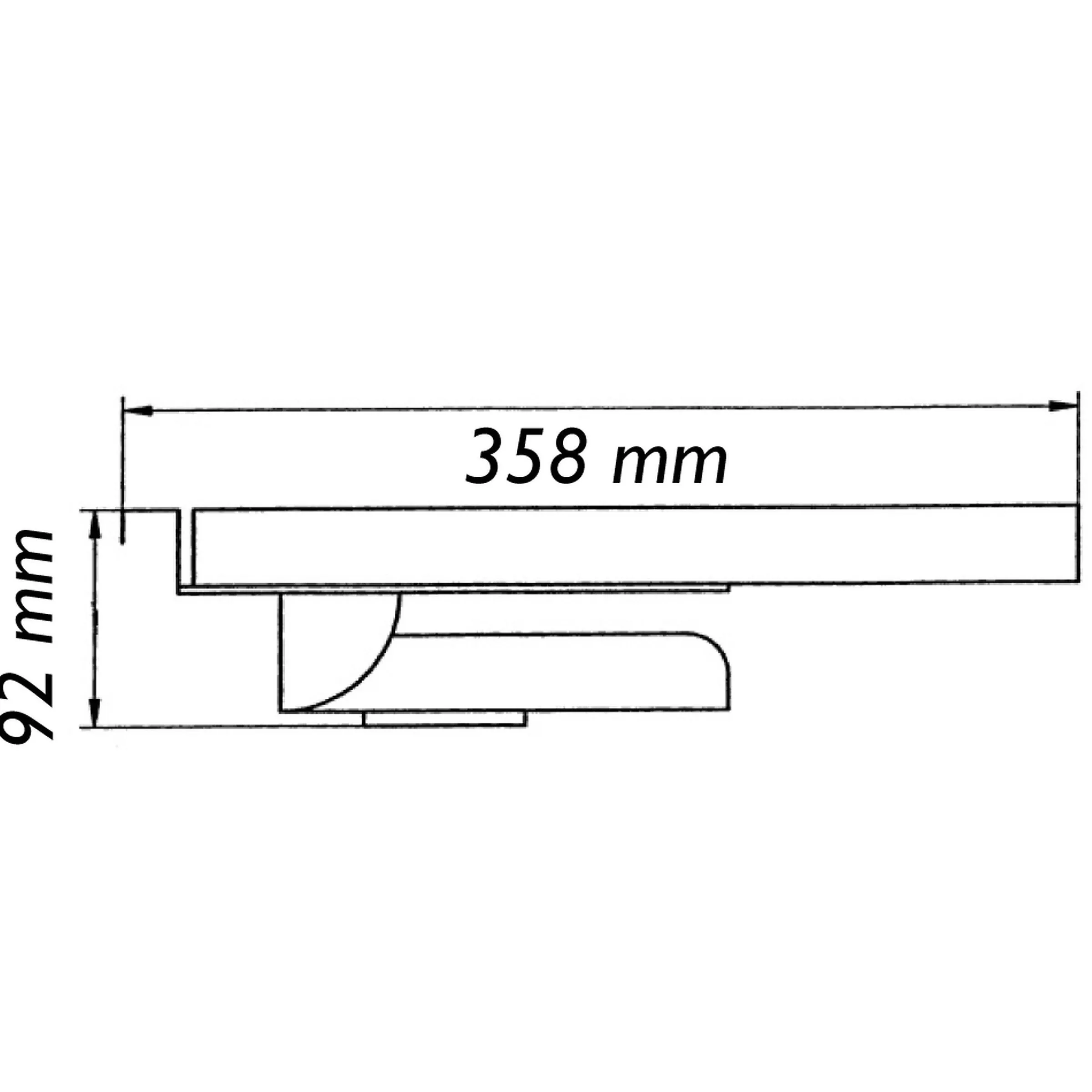 Support plafond placard