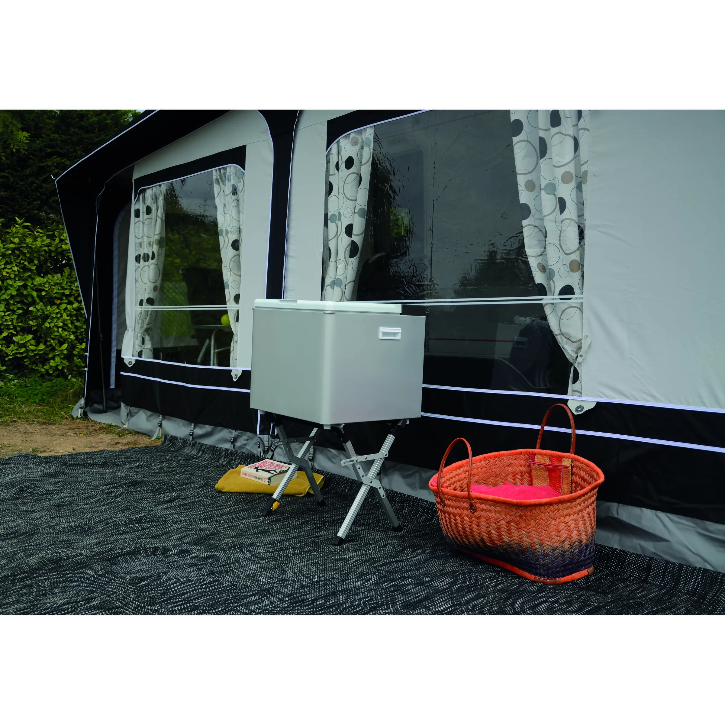 Support pour glacière portable de camping