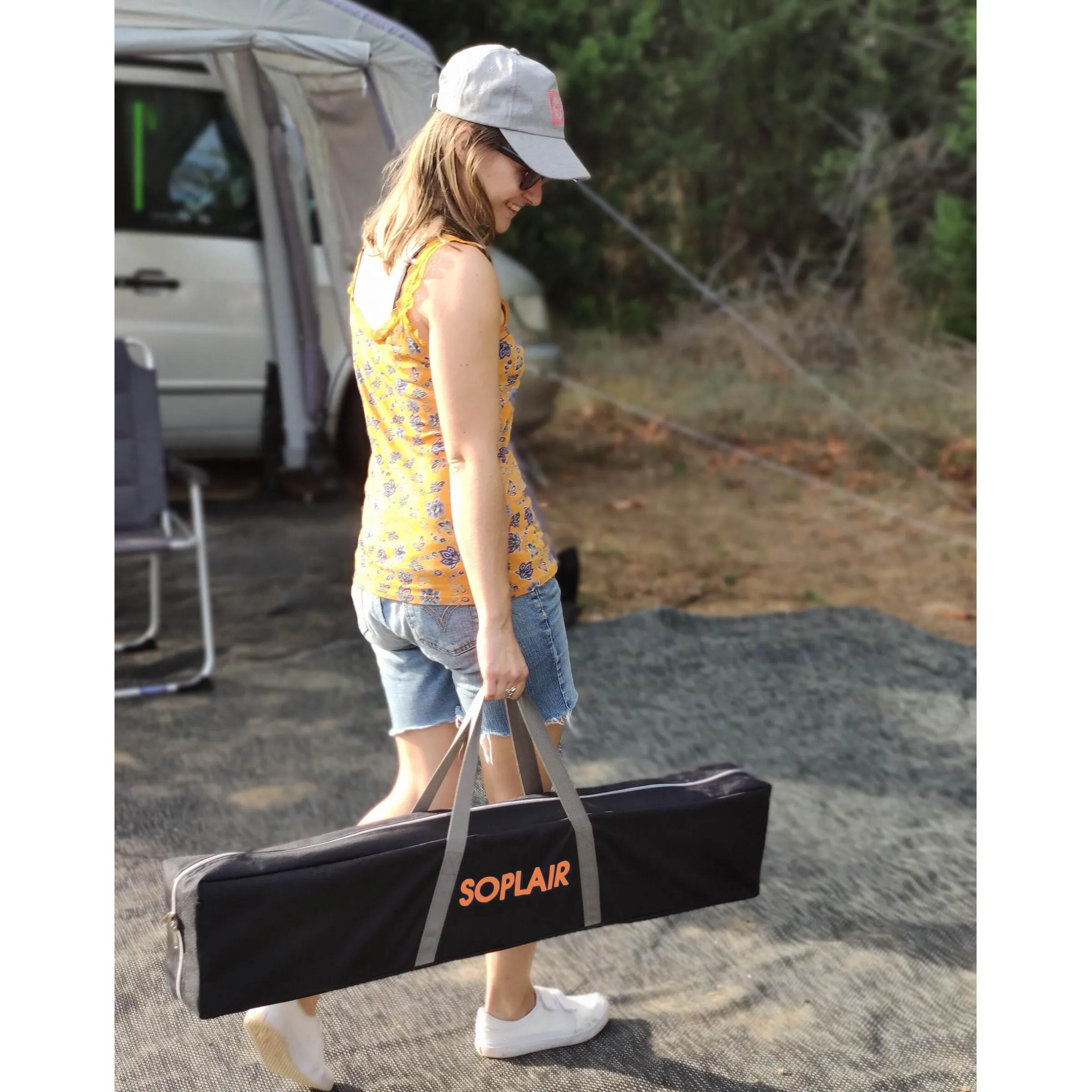 Table de camping Flex Bambou pour 4 personnes