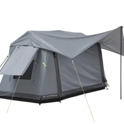 Tente de camping gonflable autoportante 140 grise