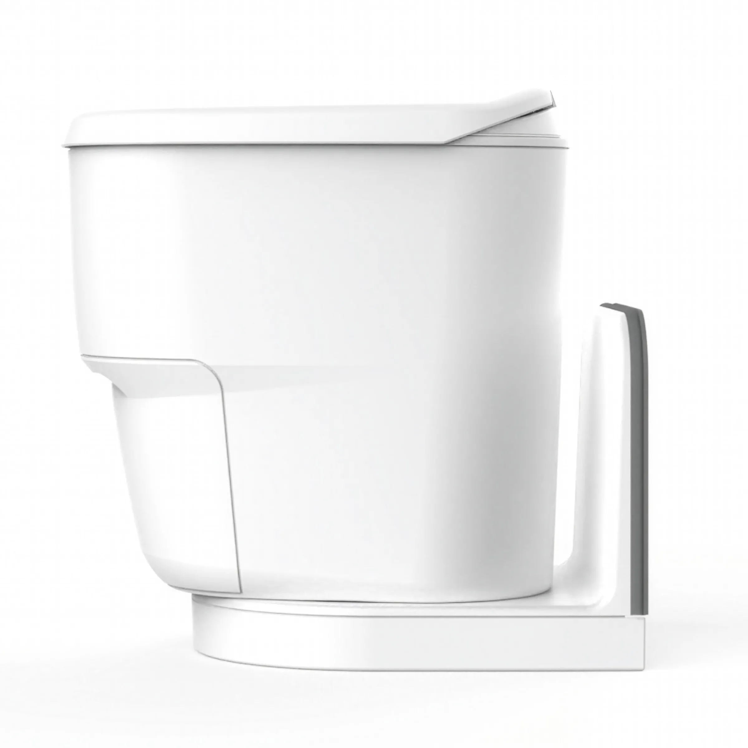 Toilette sèche fixe C1 avec adaptateur en L