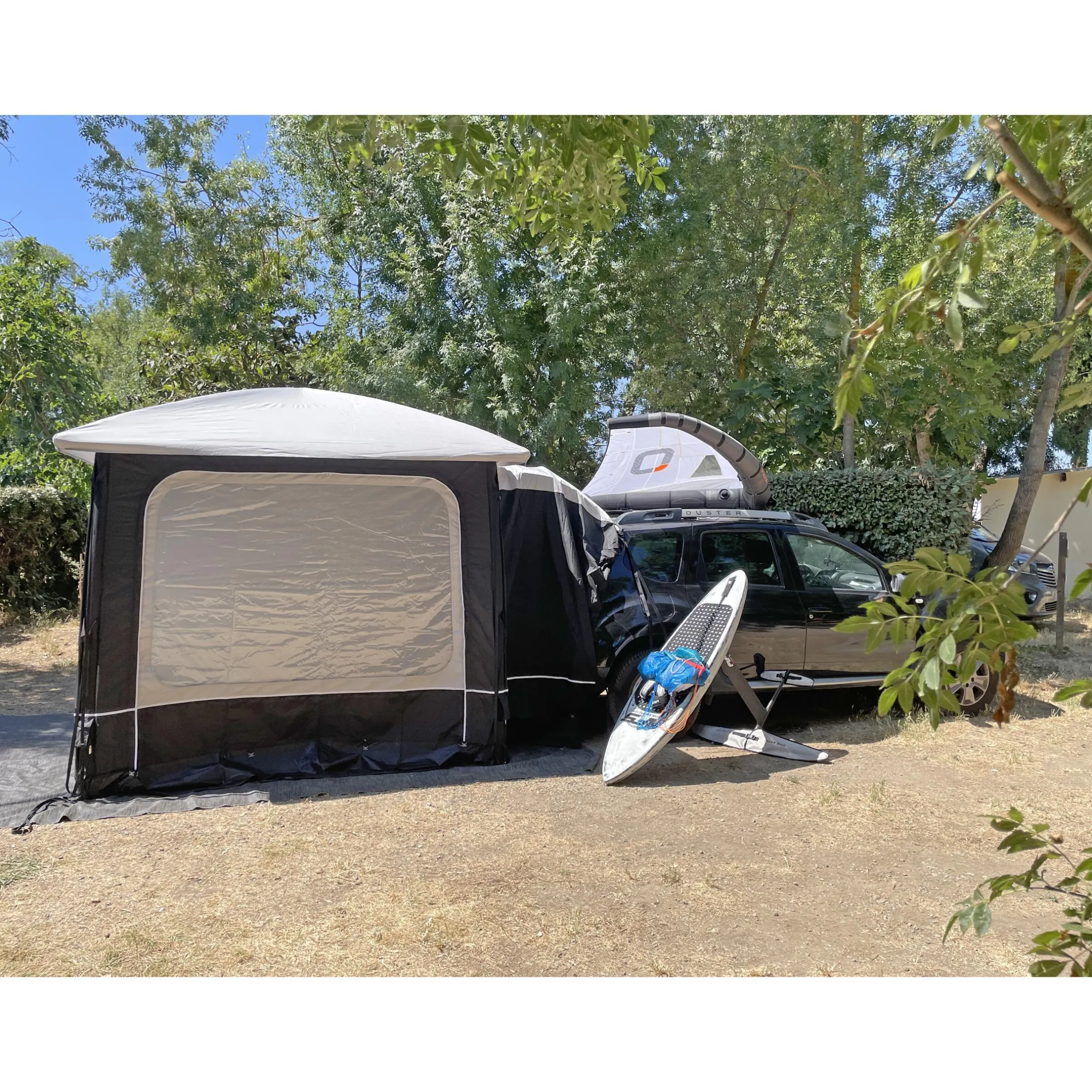 Tunnel de raccordement arrière spécial SUV pour abri Lodge Air