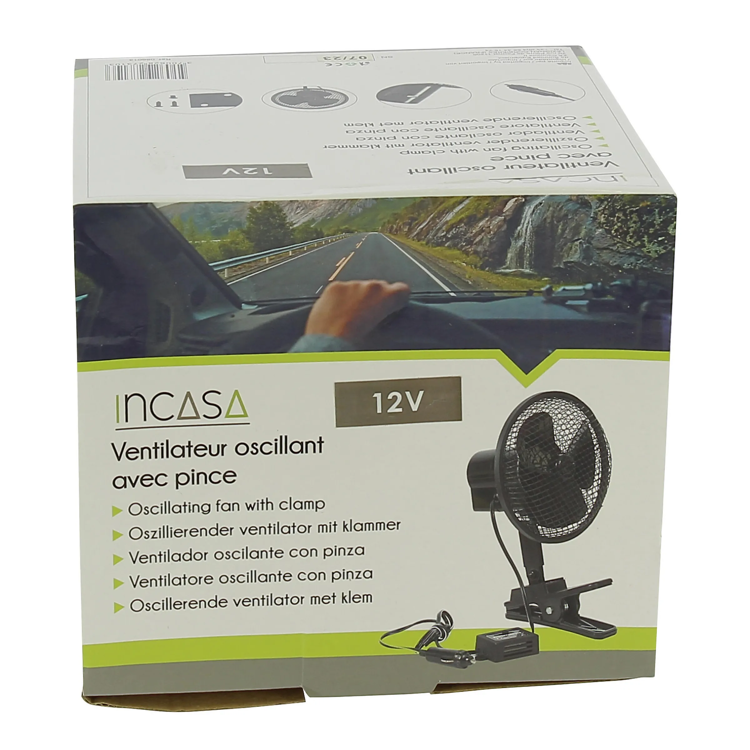 Ventilateur oscillant 12 Volts