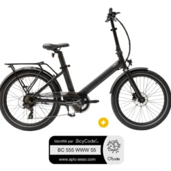 Vélo à assistance électrique semi pliant EVENING 24''