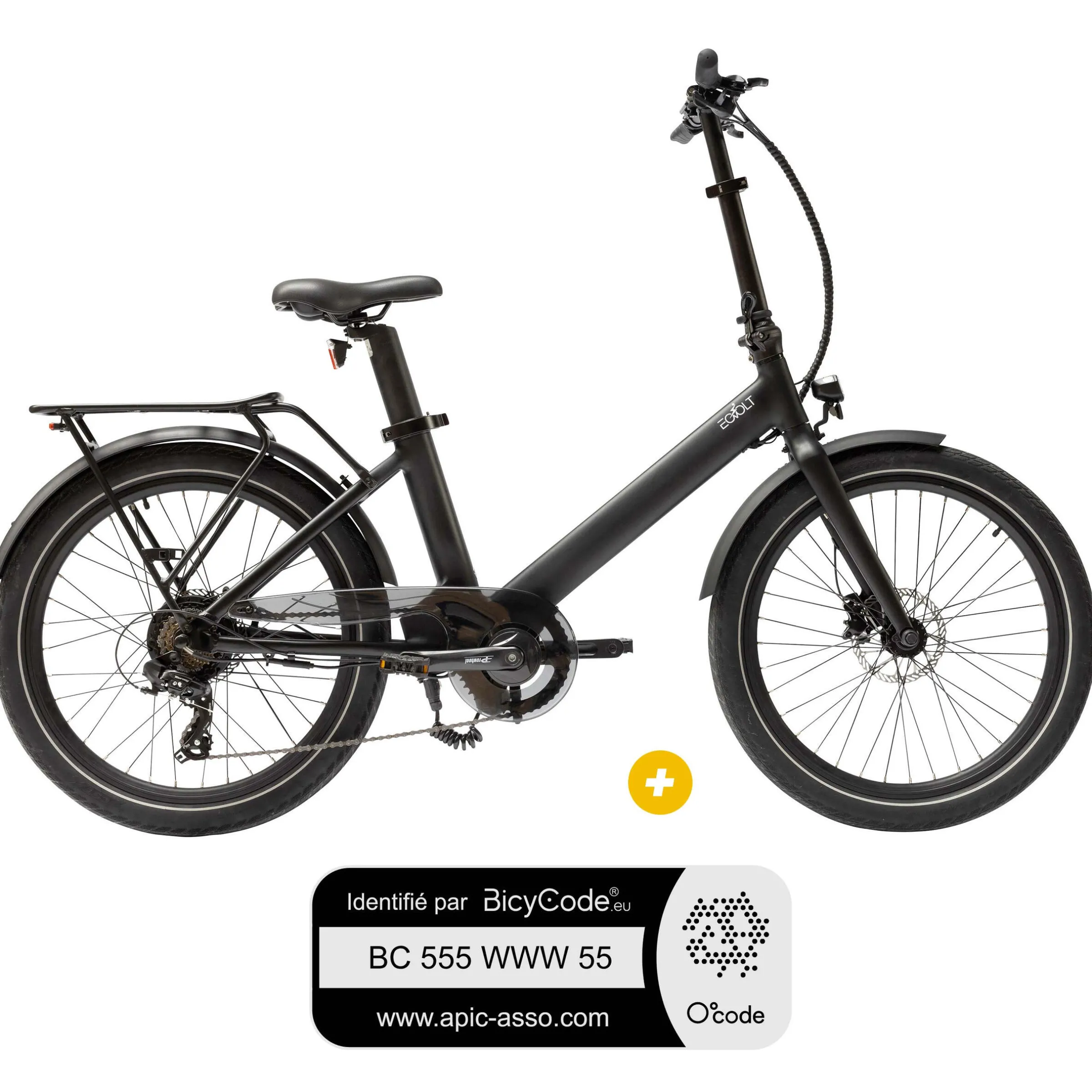 Vélo à assistance électrique semi pliant EVENING 24''